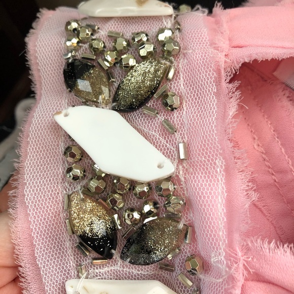 Christina Makowsky Slashed Frayed Razorback Dress - Picture 6 of 6